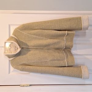 Women's light green sweater/jacket,  size L